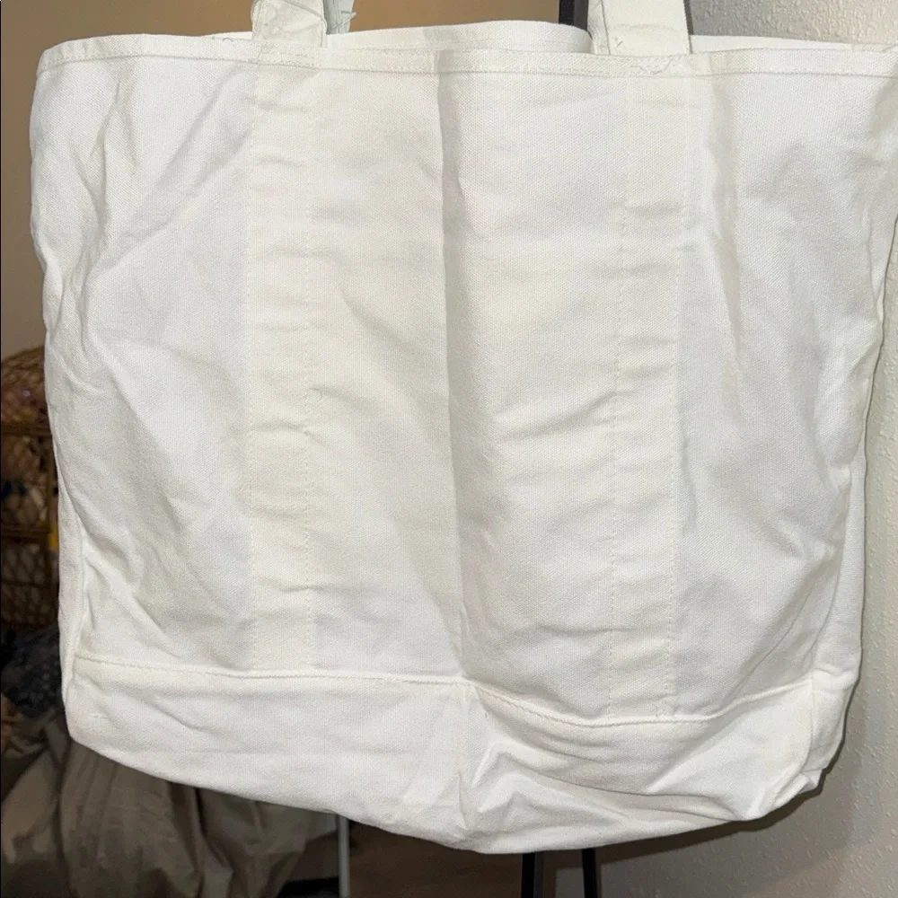 Halara White Tote Bag